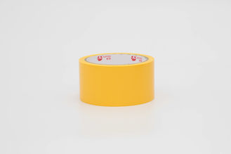 Yellow Safety PVC Floor Marking Tape Easy Tear Waterproof  150% Elongation
