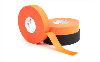 UV Resistant PVC Protective Tape , Indoor / Outdoor Orange Construction Tape