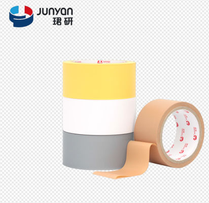 Hand Tearable Embossed PVC Protective Tape , PVC Easy Tear Duct Tape