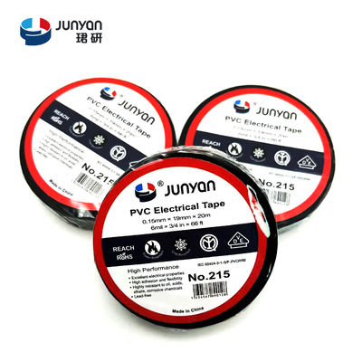 215 Flame Retardant PVC Electrical Tape 0.15mm Thickness High Performance