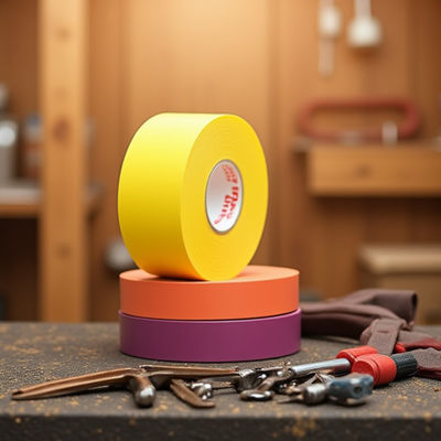 0.13mm Colored Vinyl Electrical Tape PVC Insulating Tape Chemical Resistant