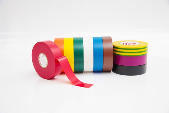 Length 20m PVC Electrical Tape Flame Retardant Orange PVC Tape Roll 15mm 19mm 25mm