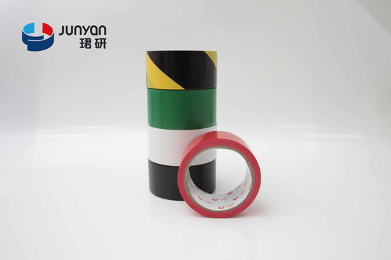 Polyvinyl Chloride PVC Floor Marking Tape 0.13mm - 0.18mm Red Floor Marking Tape