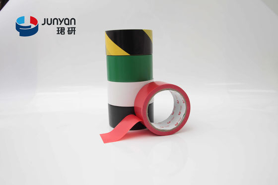 Polyvinyl Chloride PVC Floor Marking Tape 0.13mm - 0.18mm Red Floor Marking Tape