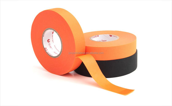 UV Resistant PVC Protective Tape , Indoor / Outdoor Orange Construction Tape