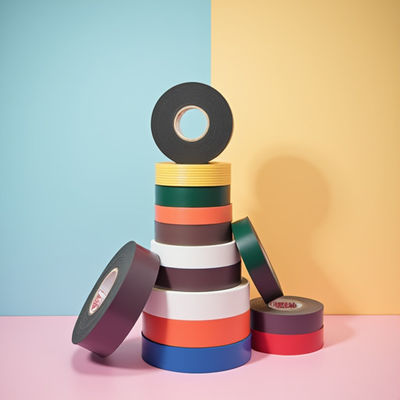 PVC Masking Adhesive Tape 5mil White Orange Green Blue Yellow Masking Tape For Painting