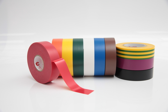 600V PVC Electrical Tape 0.18mm x 19mm x 20m Colorful Insulation