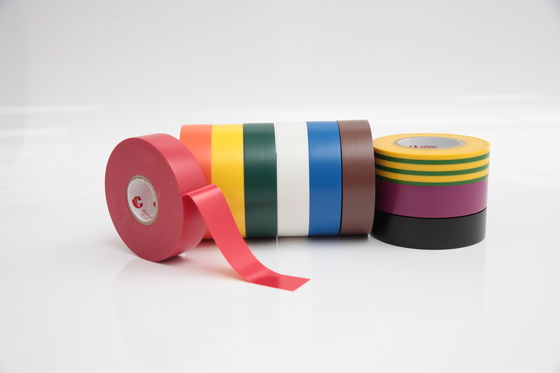 Durable Easy-Wrap PVC Electrical Tape in 10 Colors for Industrial Electrical Insulation