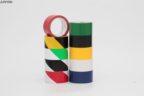 Ruban de marquage au sol en PVC multicolore - Avertissement, masquage, protection, sécurité, ruban électrique, adhésif puissant, taille personnalisée JUNYAN 413