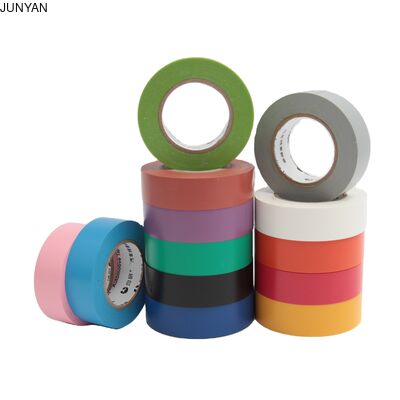 JUNYAN Model 143 Industrial Grade PVC Electrical Tape 600V 0.13mm for Ground Wire Marking and Electrical Insulation