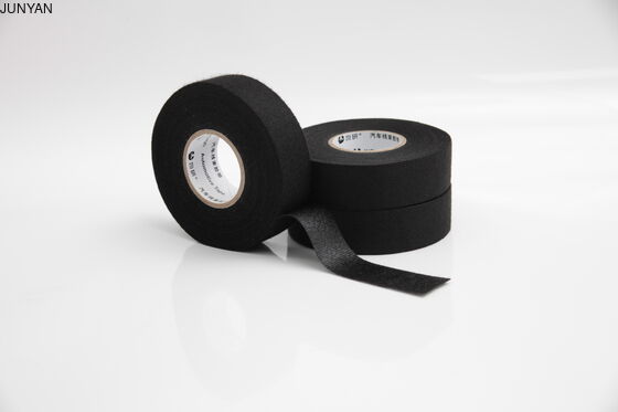 JUNYAN Model 4400 PET Fleece Automotive Tape Flame Retardant Noise Dampening Elevated Temperature Low VOC Odor RoHS REACH